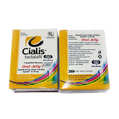 CIALIS Oral Jelly 20mg  - 7 pack 1200 RSD