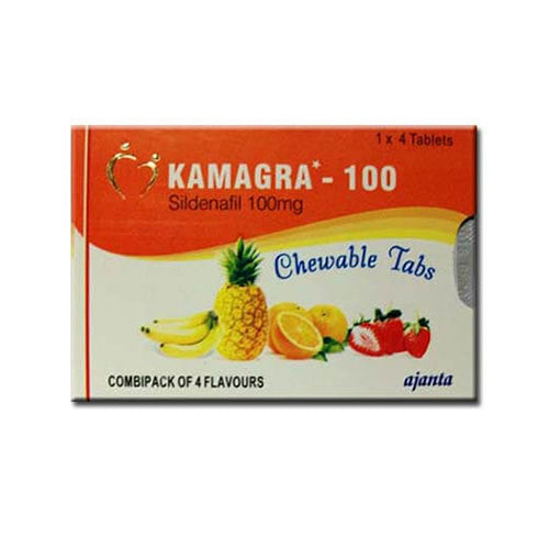 KAMAGRA CHEWABLE TABS - 4 tabs
