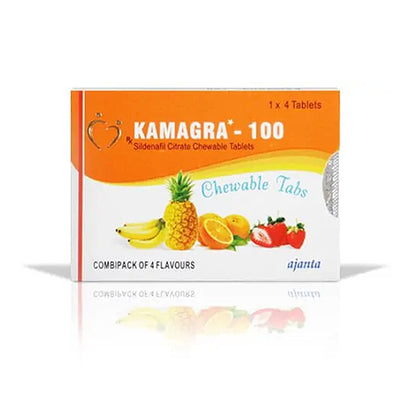 KAMAGRA Žvečljive tablete - 4 mehke tablete